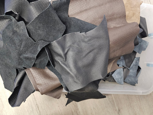 Leather scraps